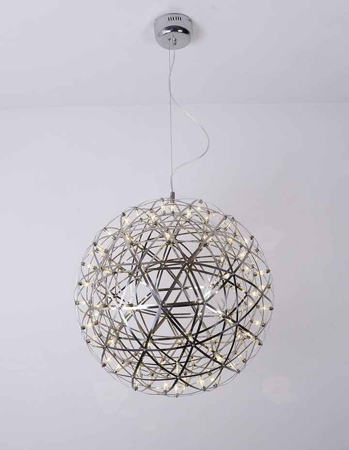 Silver Spark Ball Pendellampa