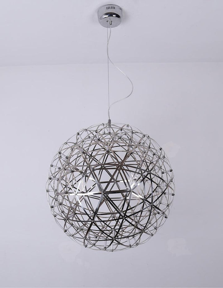 Silver Spark Ball Pendellampa