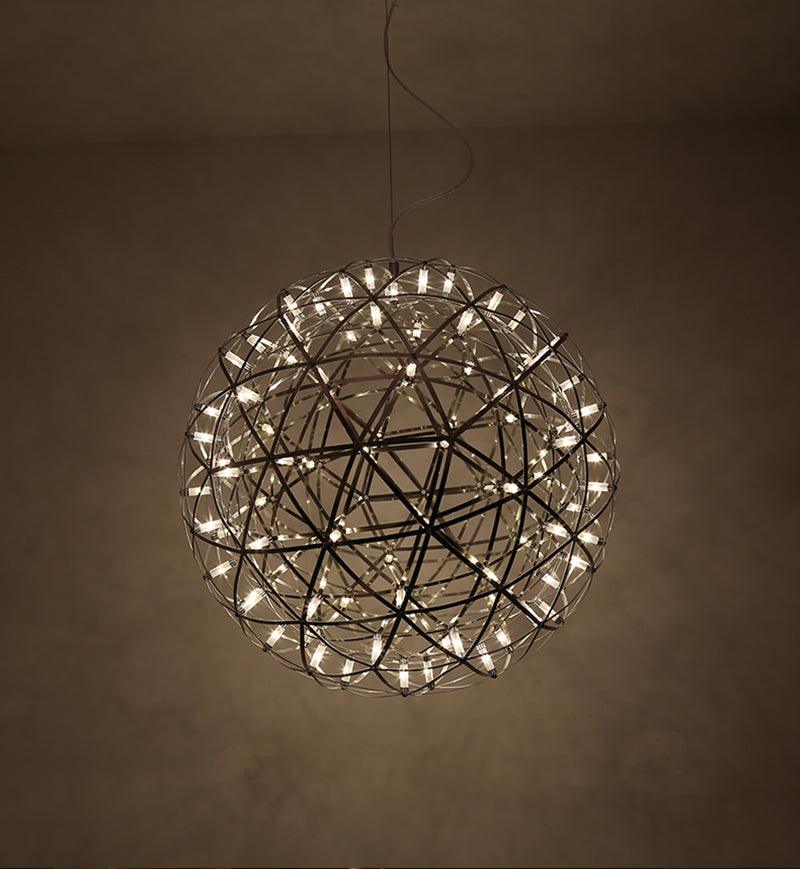 Silver Spark Ball Pendellampa