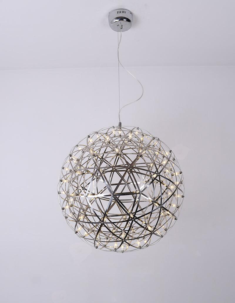 Silver Spark Ball Pendellampa