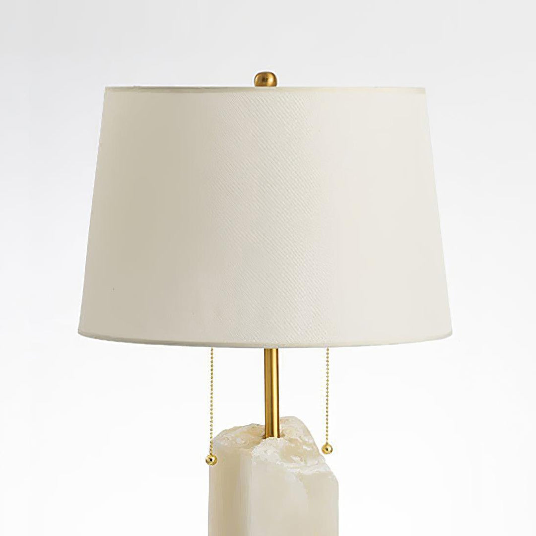 Rå Alabaster Bordslampa