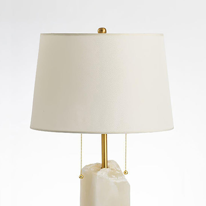 Rå Alabaster Bordslampa