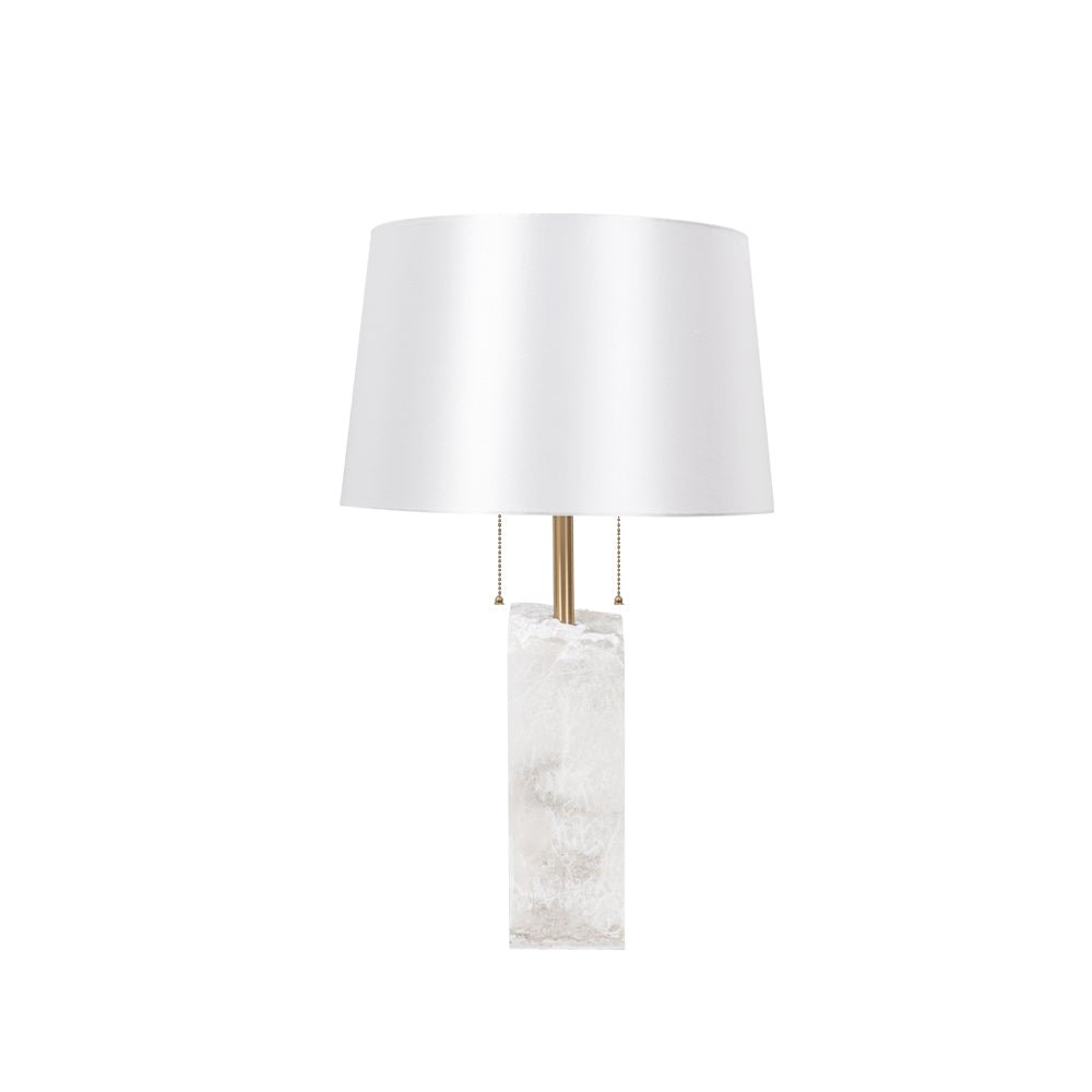 Rå Alabaster Bordslampa