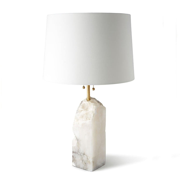 Rå Alabaster Bordslampa