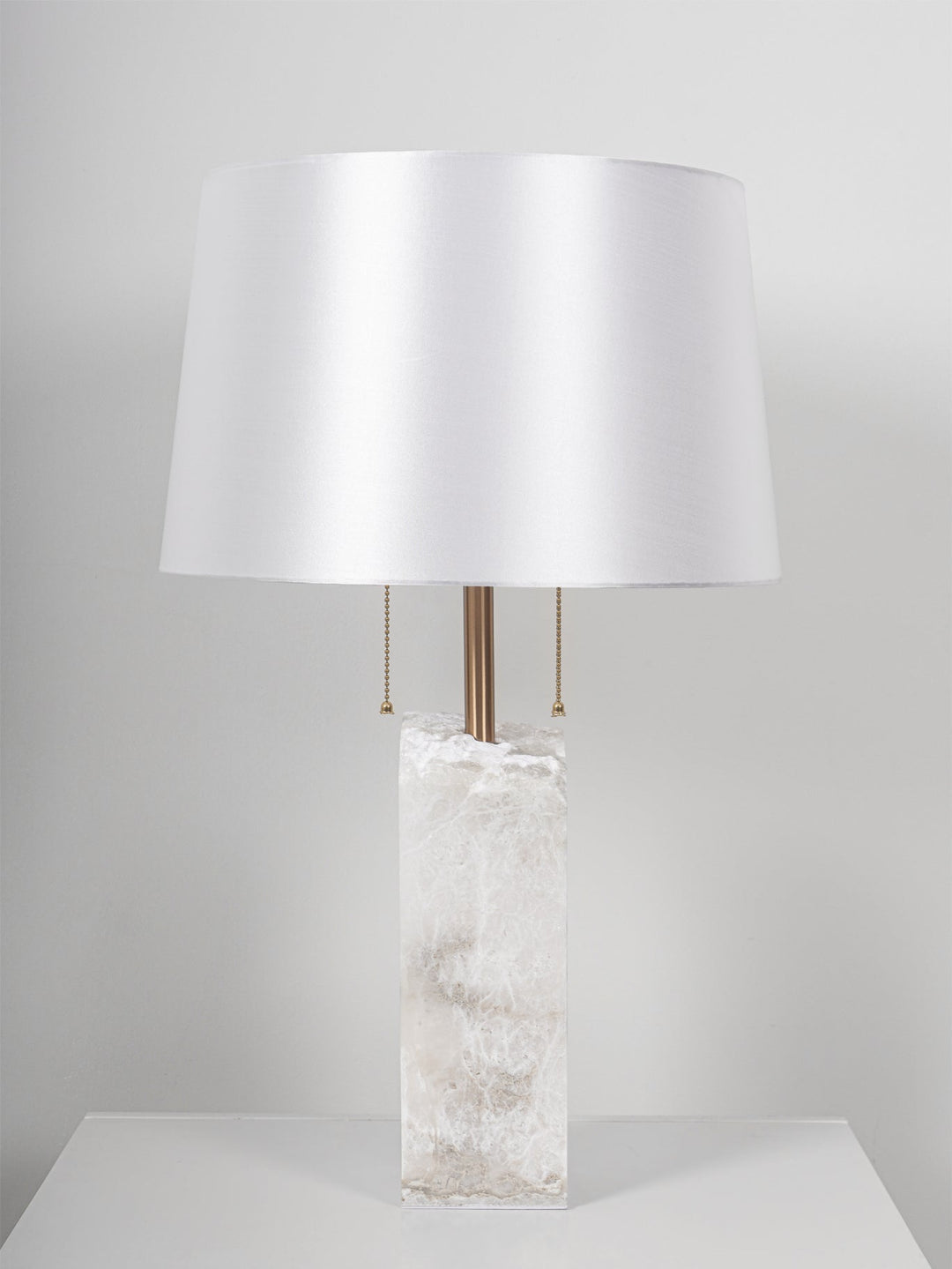 Rå Alabaster Bordslampa