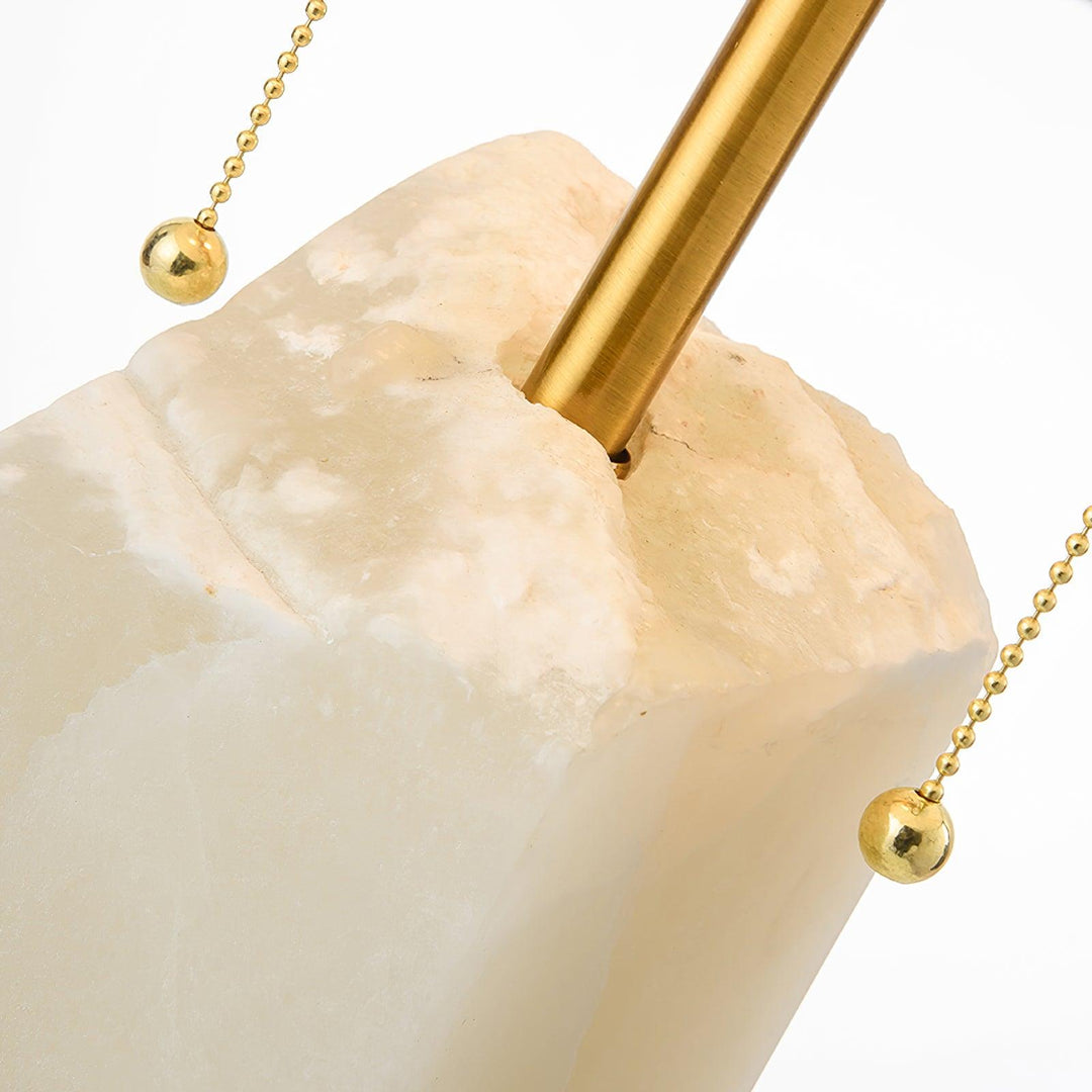 Rå Alabaster Bordslampa