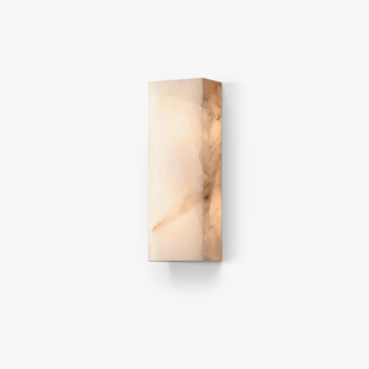 Rektangulär Alabaster Vägglampa