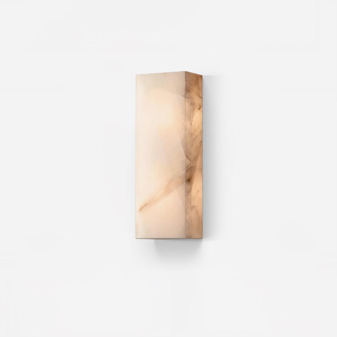 Rektangulär Alabaster Vägglampa