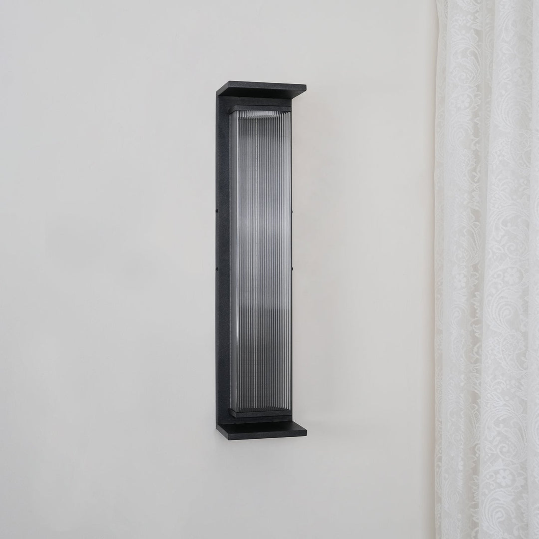 Rektangulär Box Utomhus Vägglampa