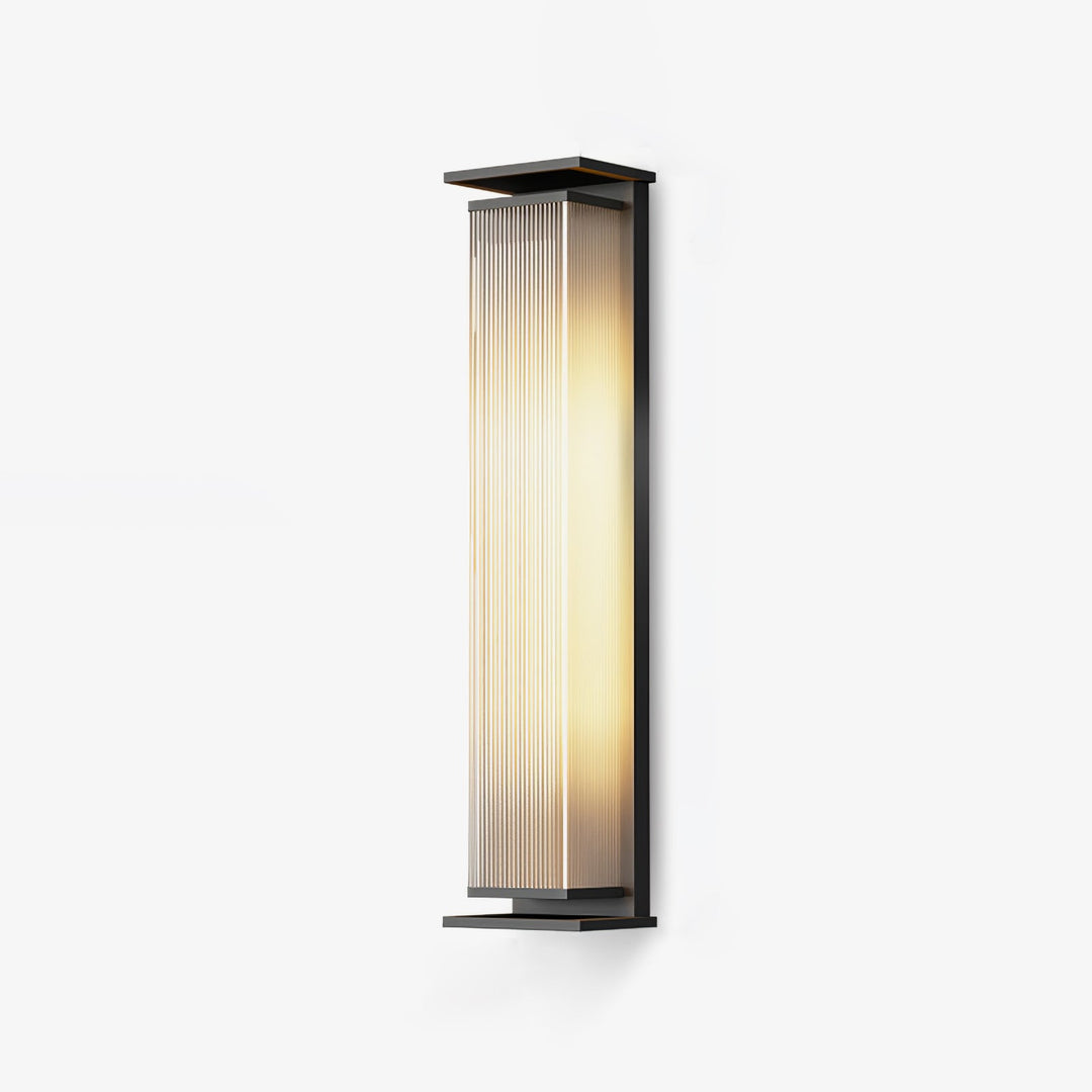 Rektangulär Box Utomhus Vägglampa