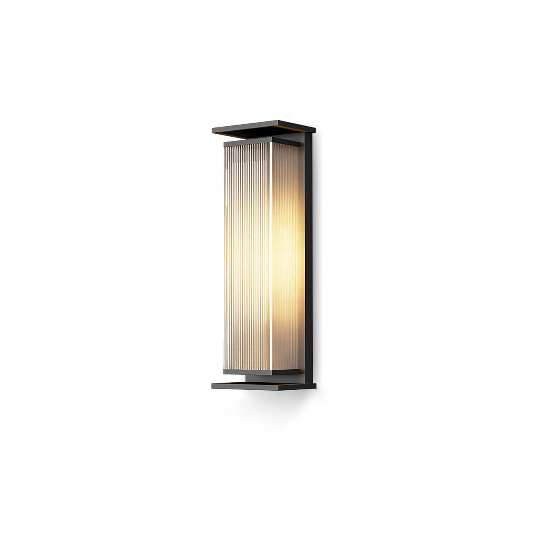 Rektangulär Box Utomhus Vägglampa