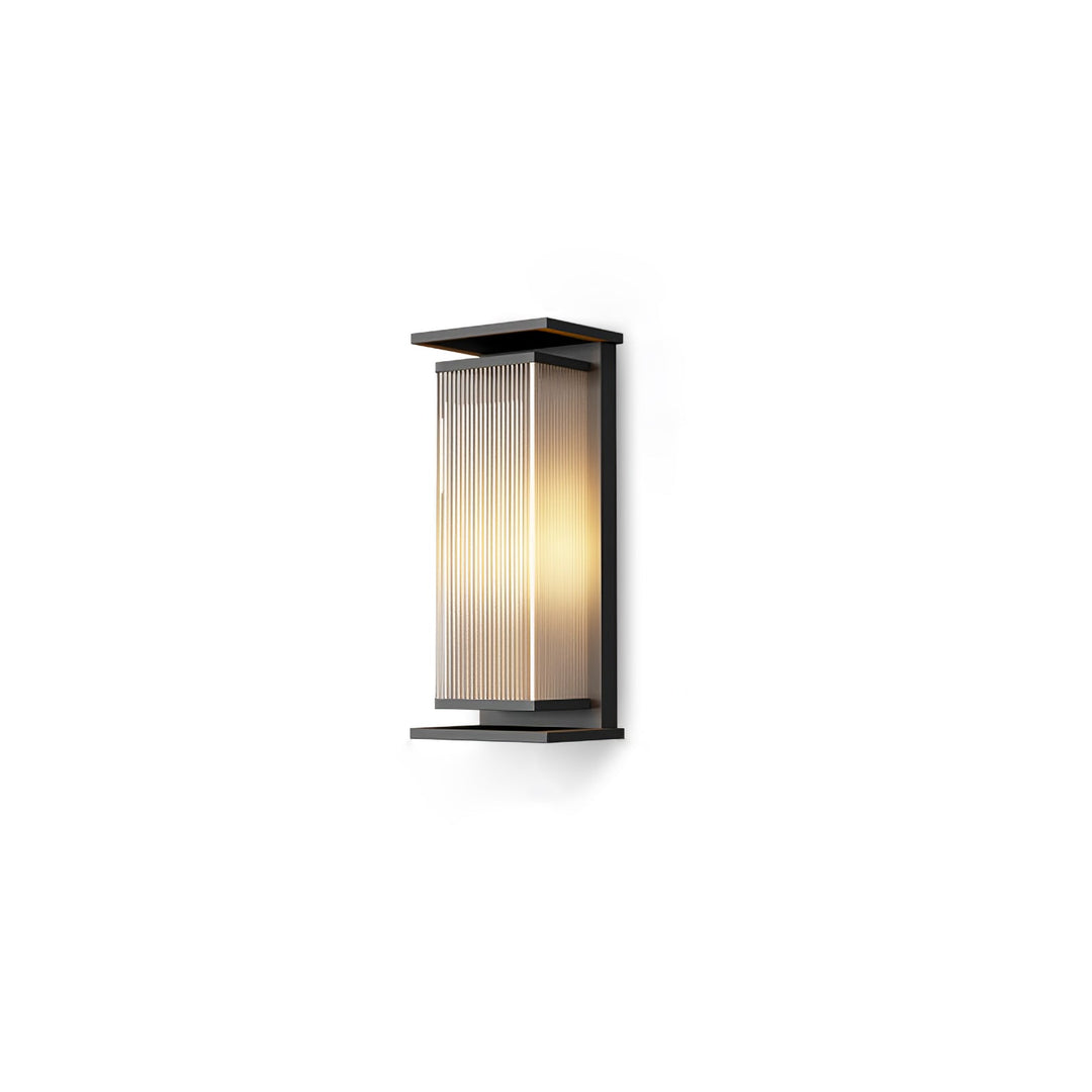 Rektangulär Box Utomhus Vägglampa