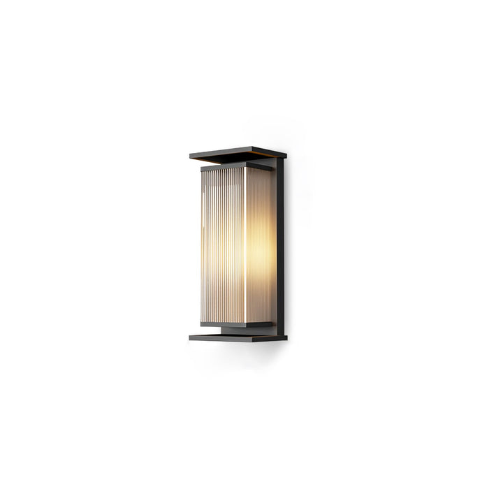 Rektangulär Box Utomhus Vägglampa