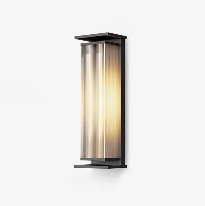 Rektangulär Box Utomhus Vägglampa