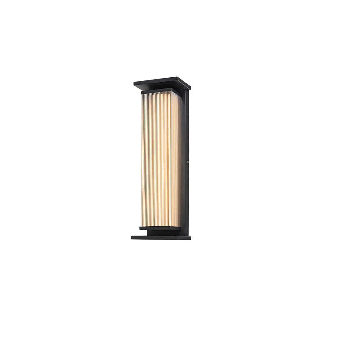 Rektangulär Box Utomhus Vägglampa