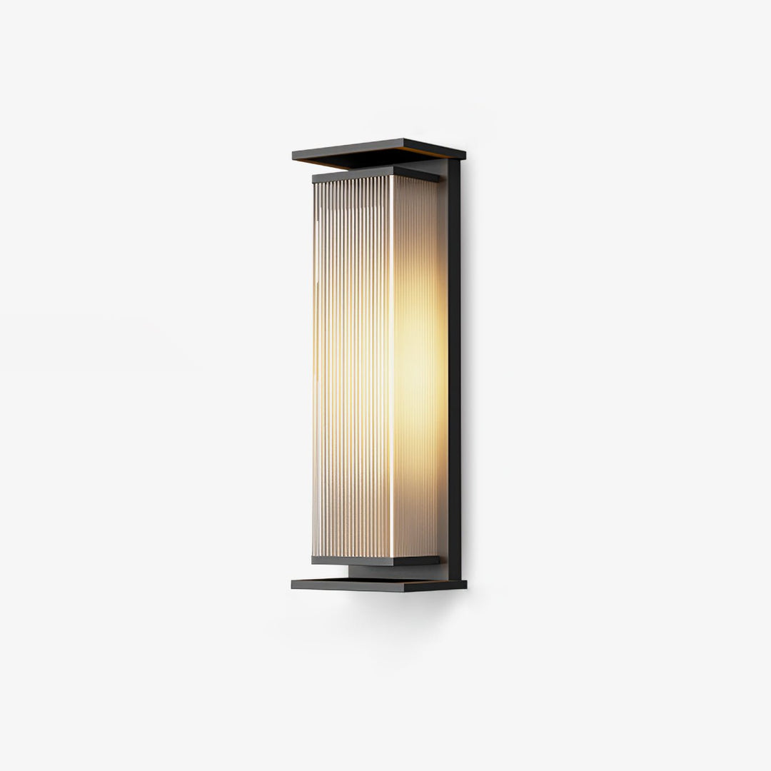 Rektangulär Box Utomhus Vägglampa