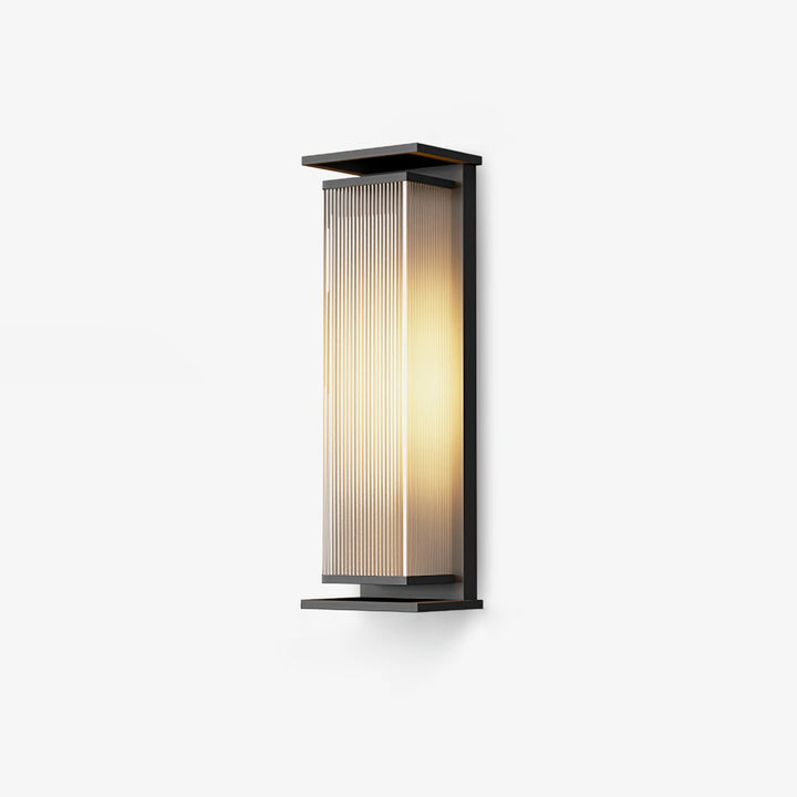 Rektangulär Box Utomhus Vägglampa