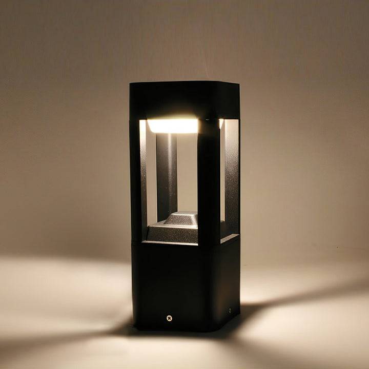 Rektangulär Kolonn Trädgårdslampa Utomhus