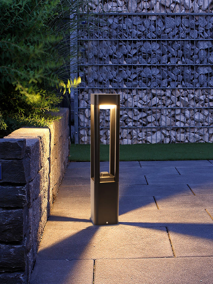 Rektangulär Kolonn Trädgårdslampa Utomhus