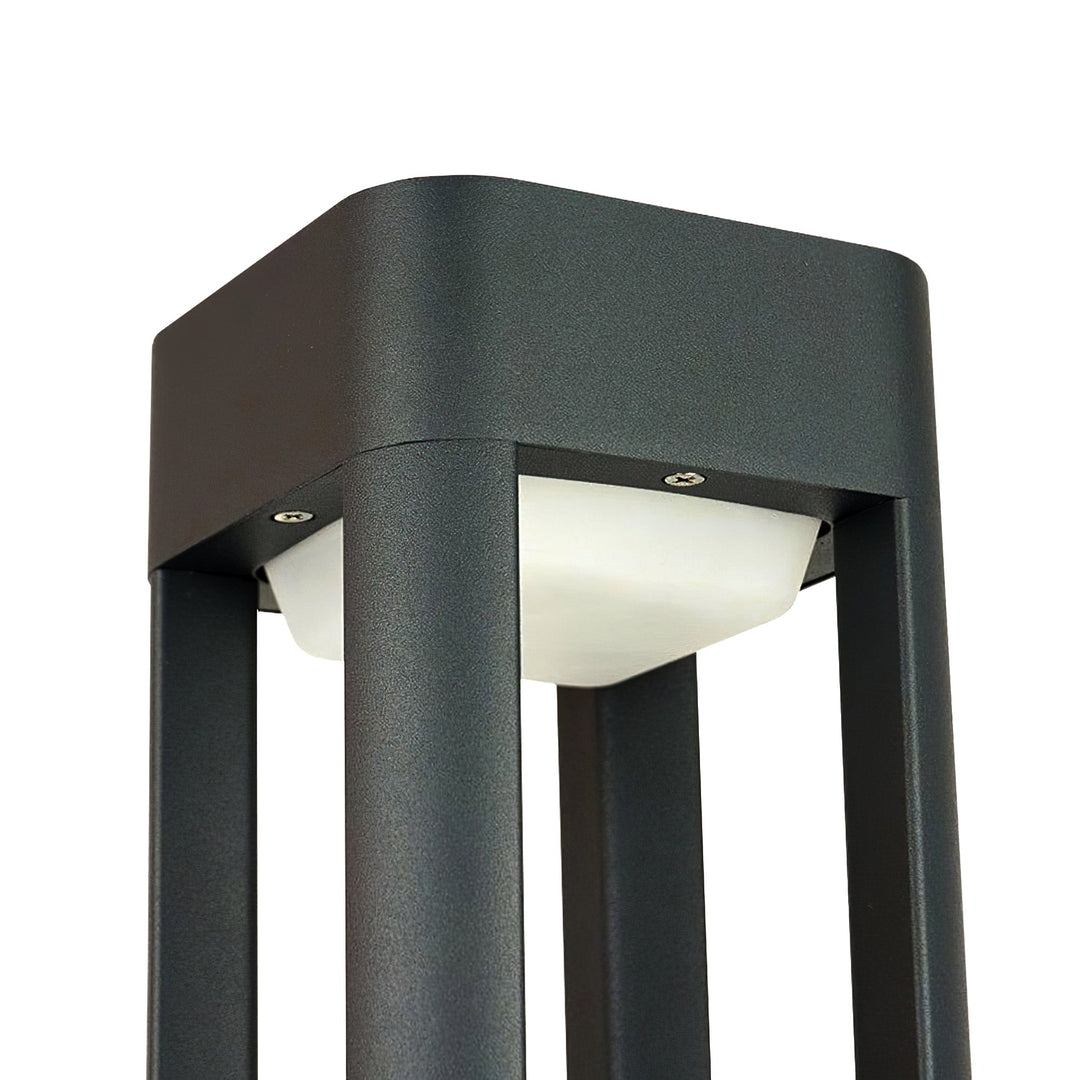 Rektangulär Kolonn Trädgårdslampa Utomhus
