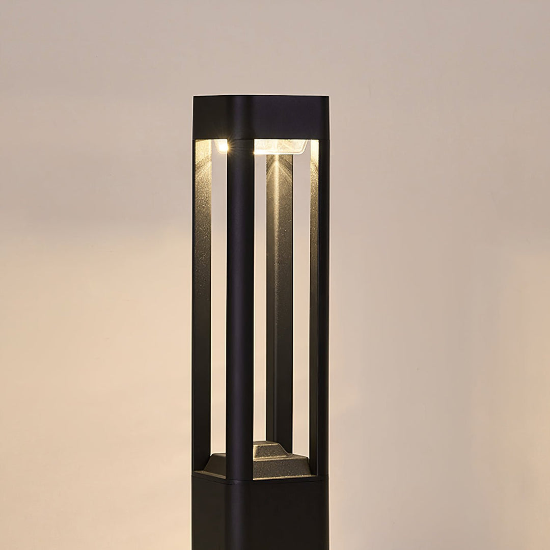 Rektangulär Kolonn Trädgårdslampa Utomhus