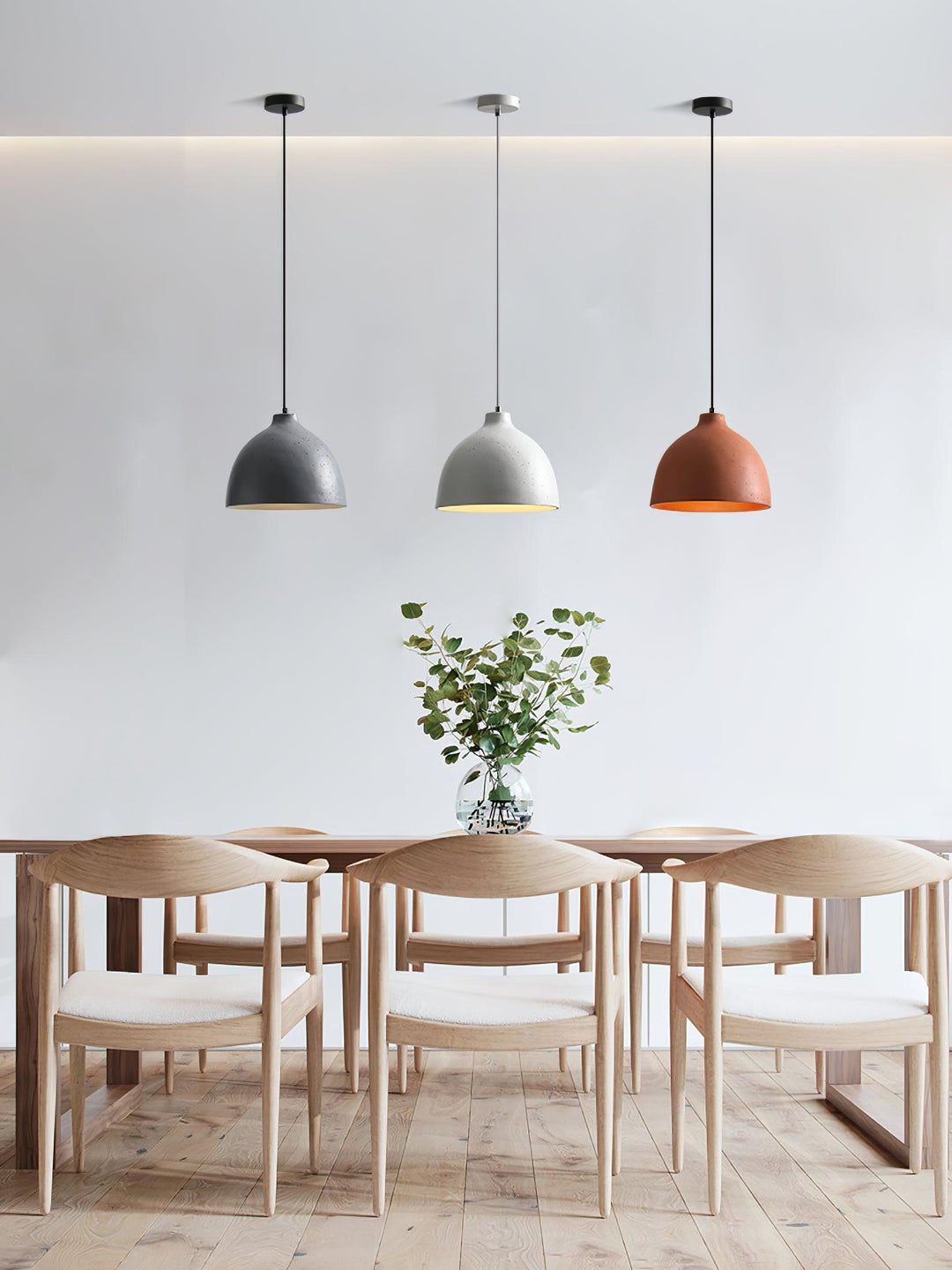 Resin Bowl Pendant Lamp