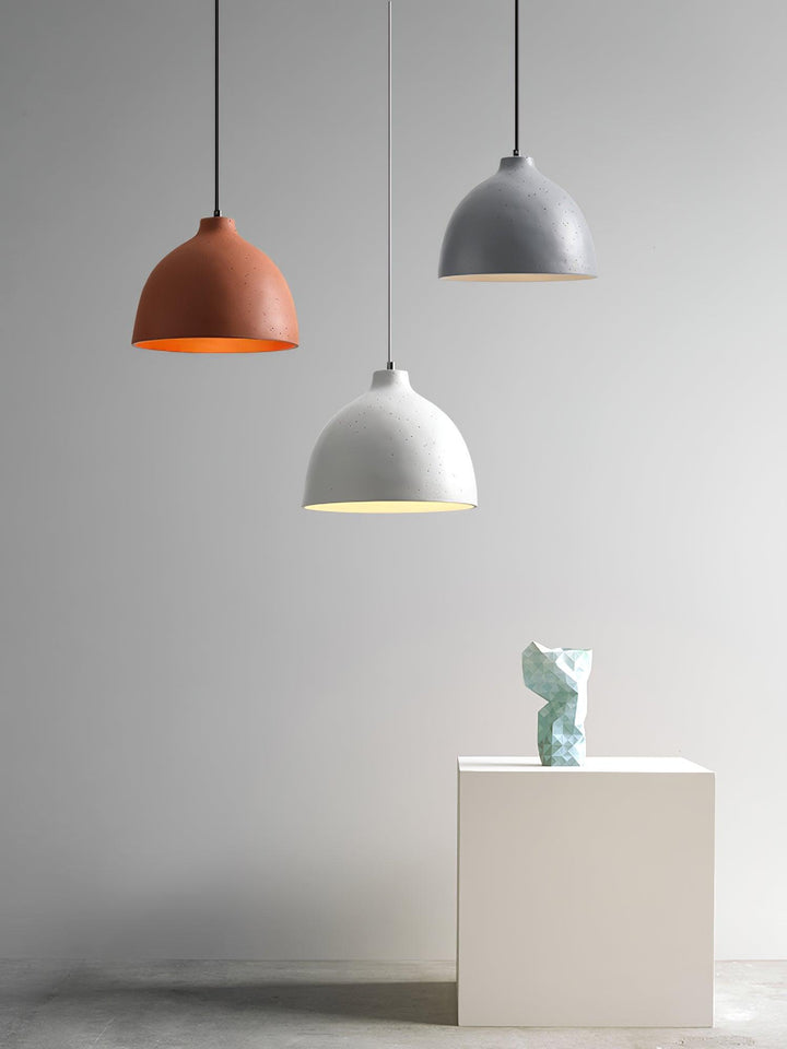 Resin Bowl Pendant Lamp