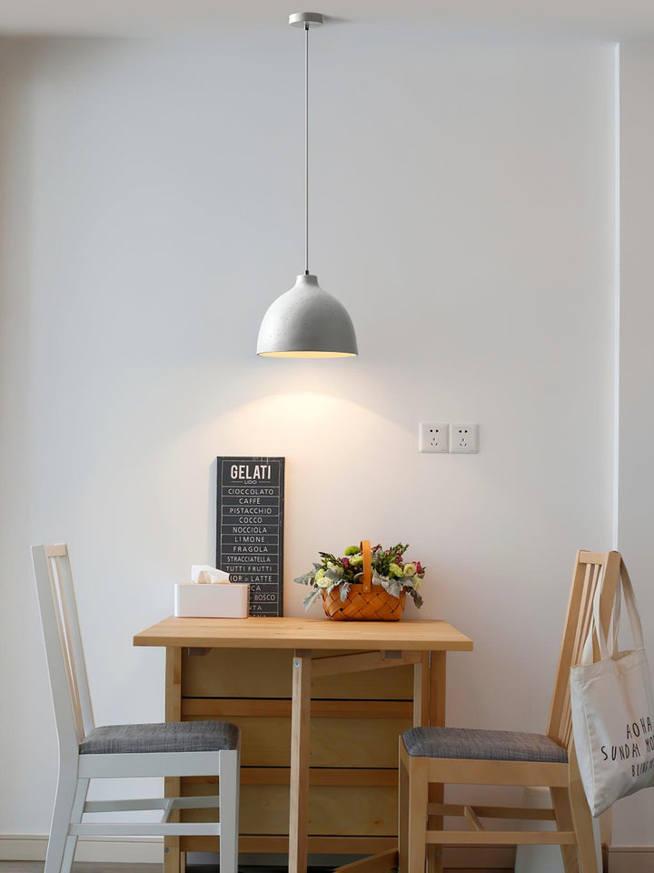 Resin Bowl Pendant Lamp
