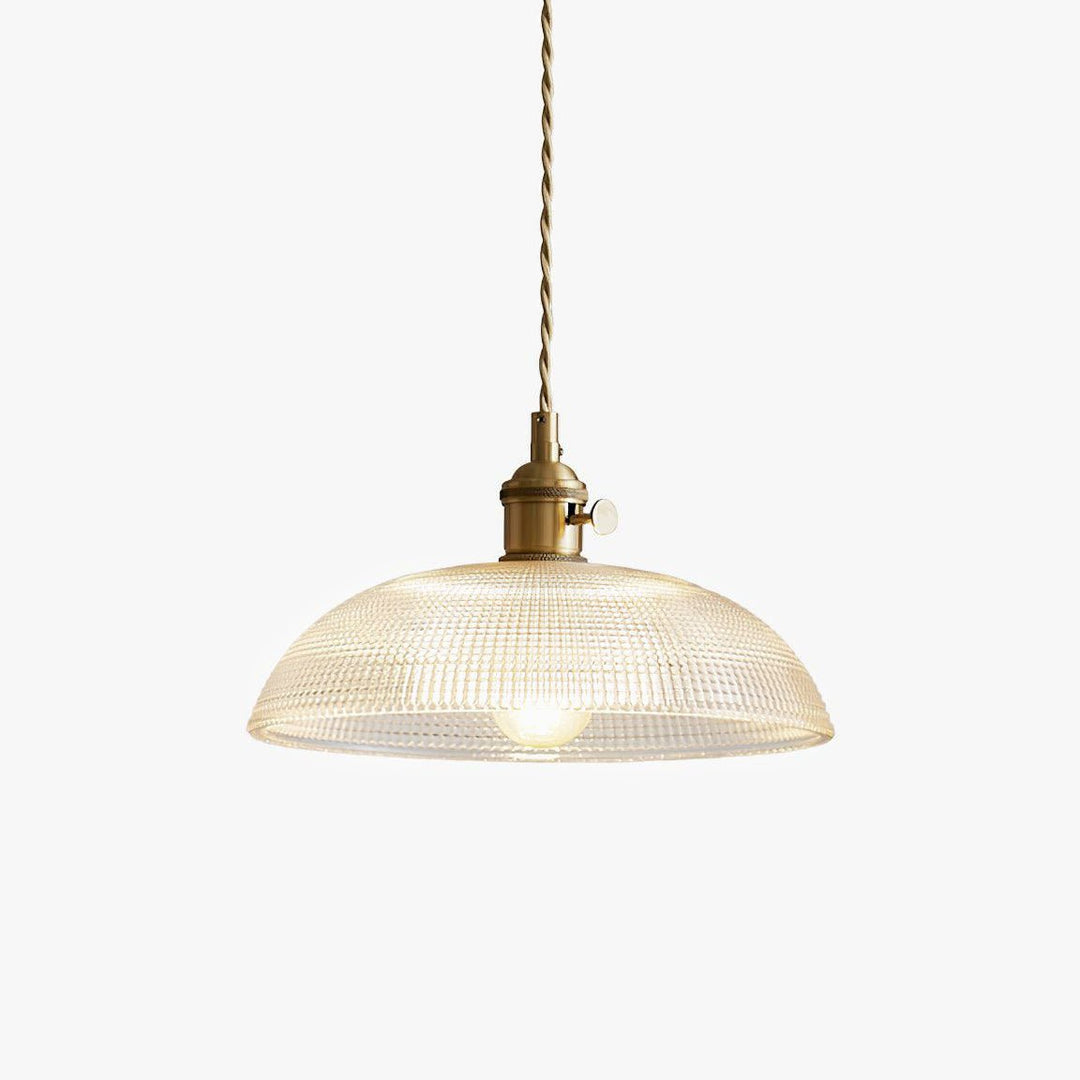 Ribbade Spiral Hängande Lampa