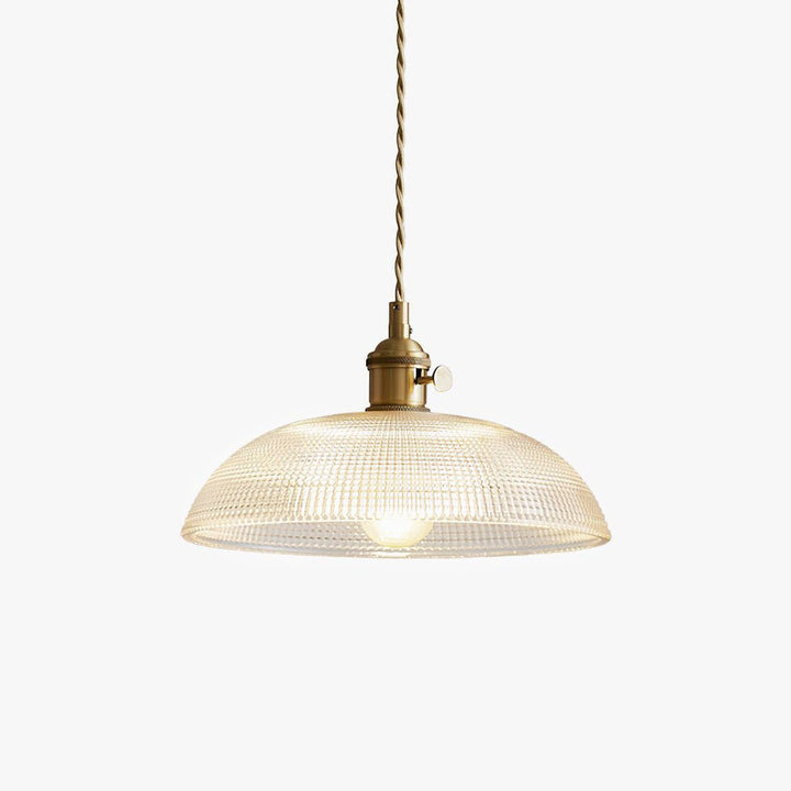 Ribbade Spiral Hängande Lampa