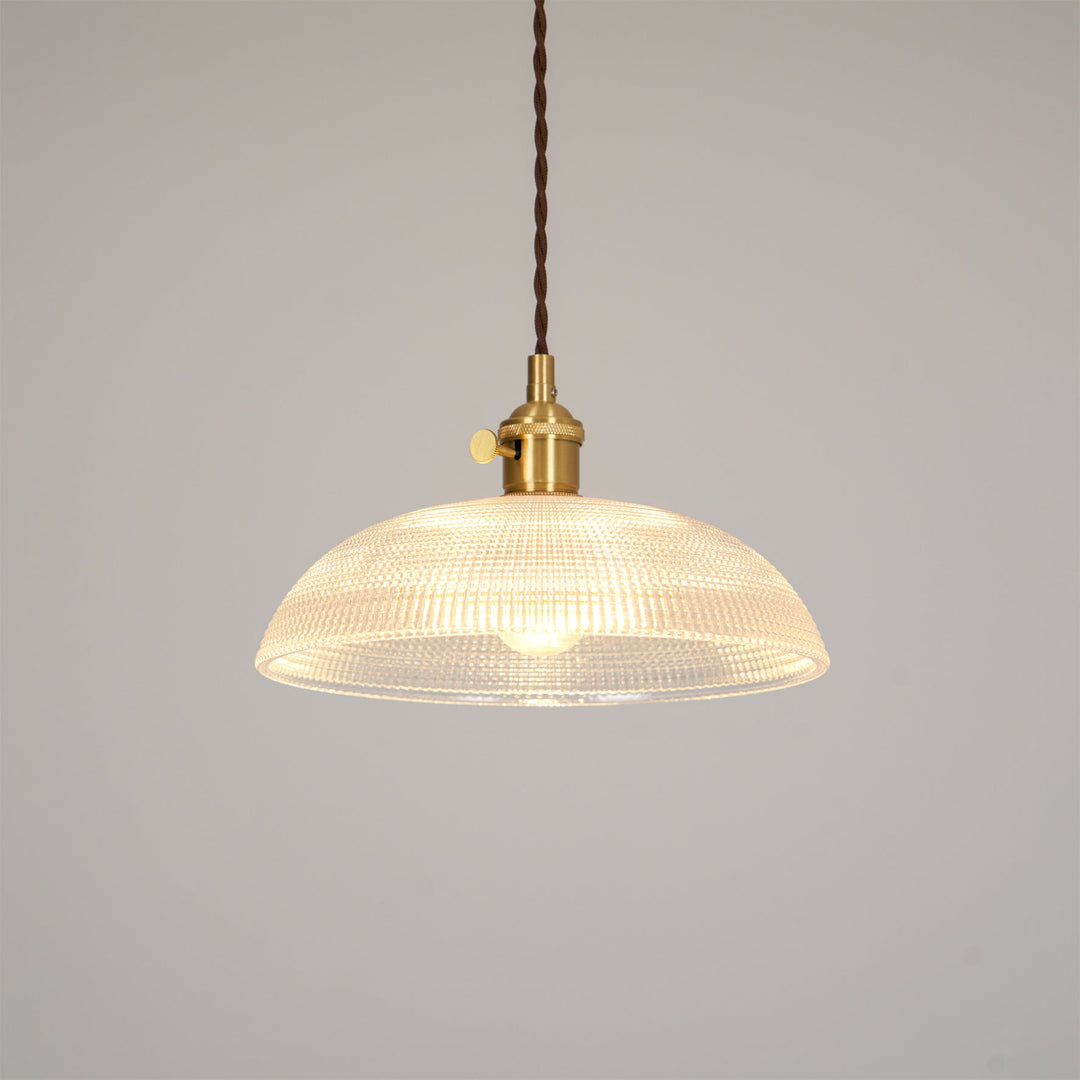 Ribbade Spiral Hängande Lampa