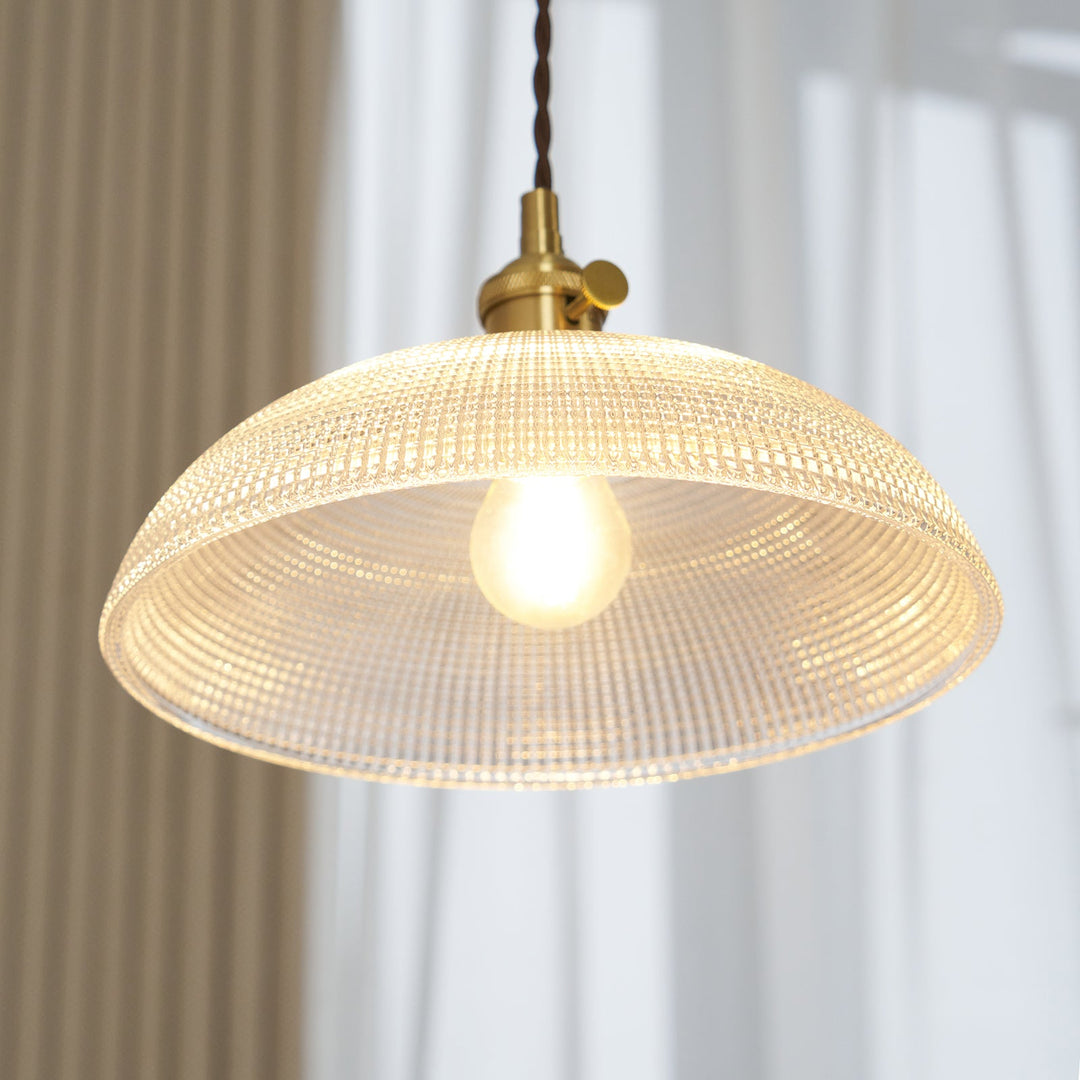 Ribbade Spiral Hängande Lampa