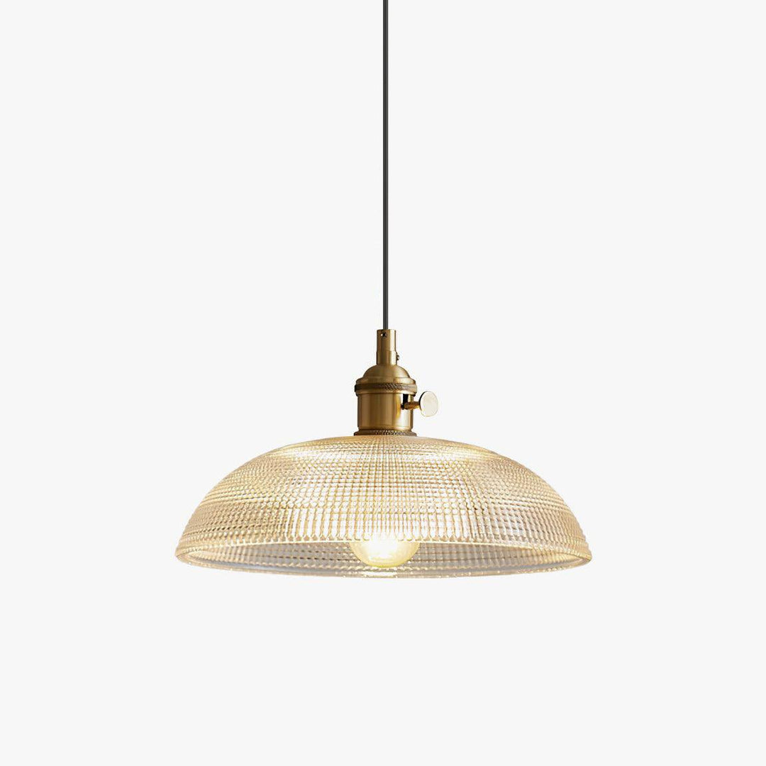 Ribbade Spiral Hängande Lampa