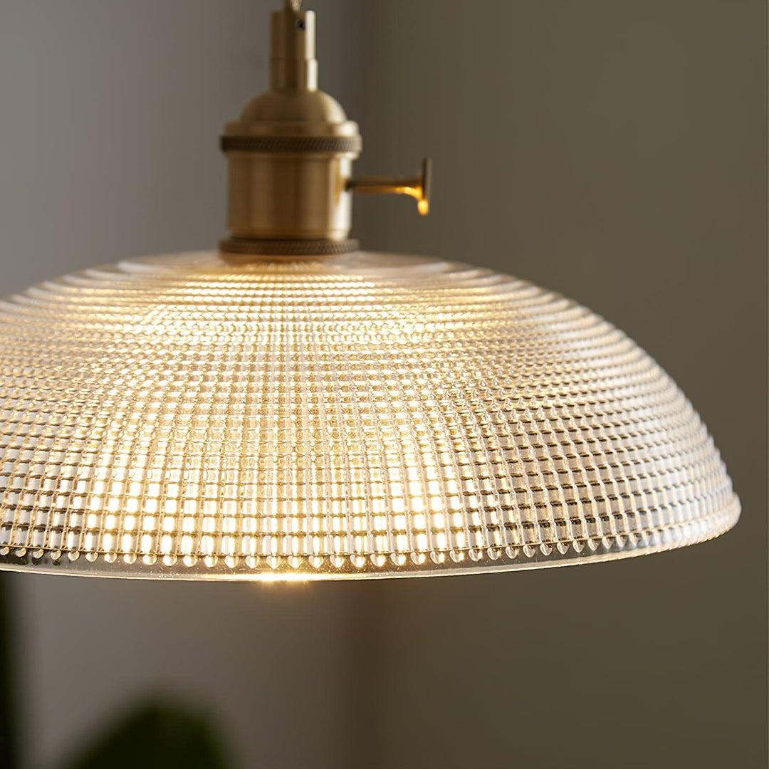 Ribbade Spiral Hängande Lampa
