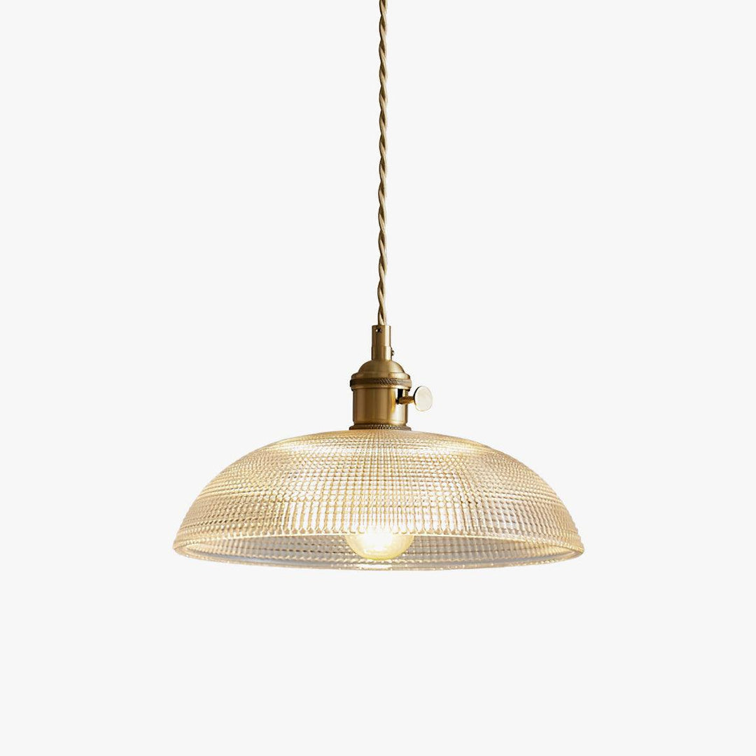 Ribbade Spiral Hängande Lampa