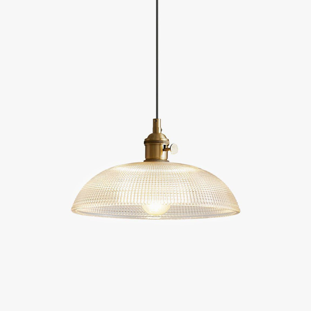 Ribbade Spiral Hängande Lampa