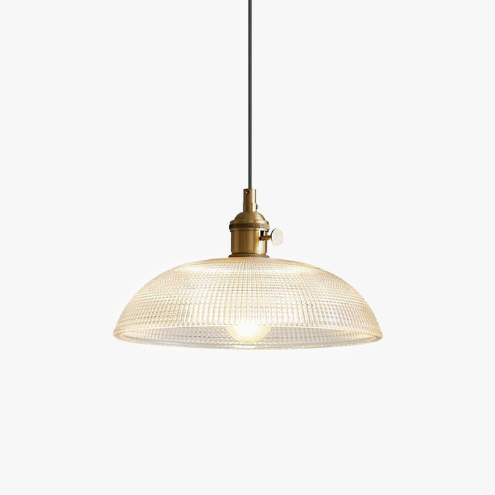 Ribbade Spiral Hängande Lampa