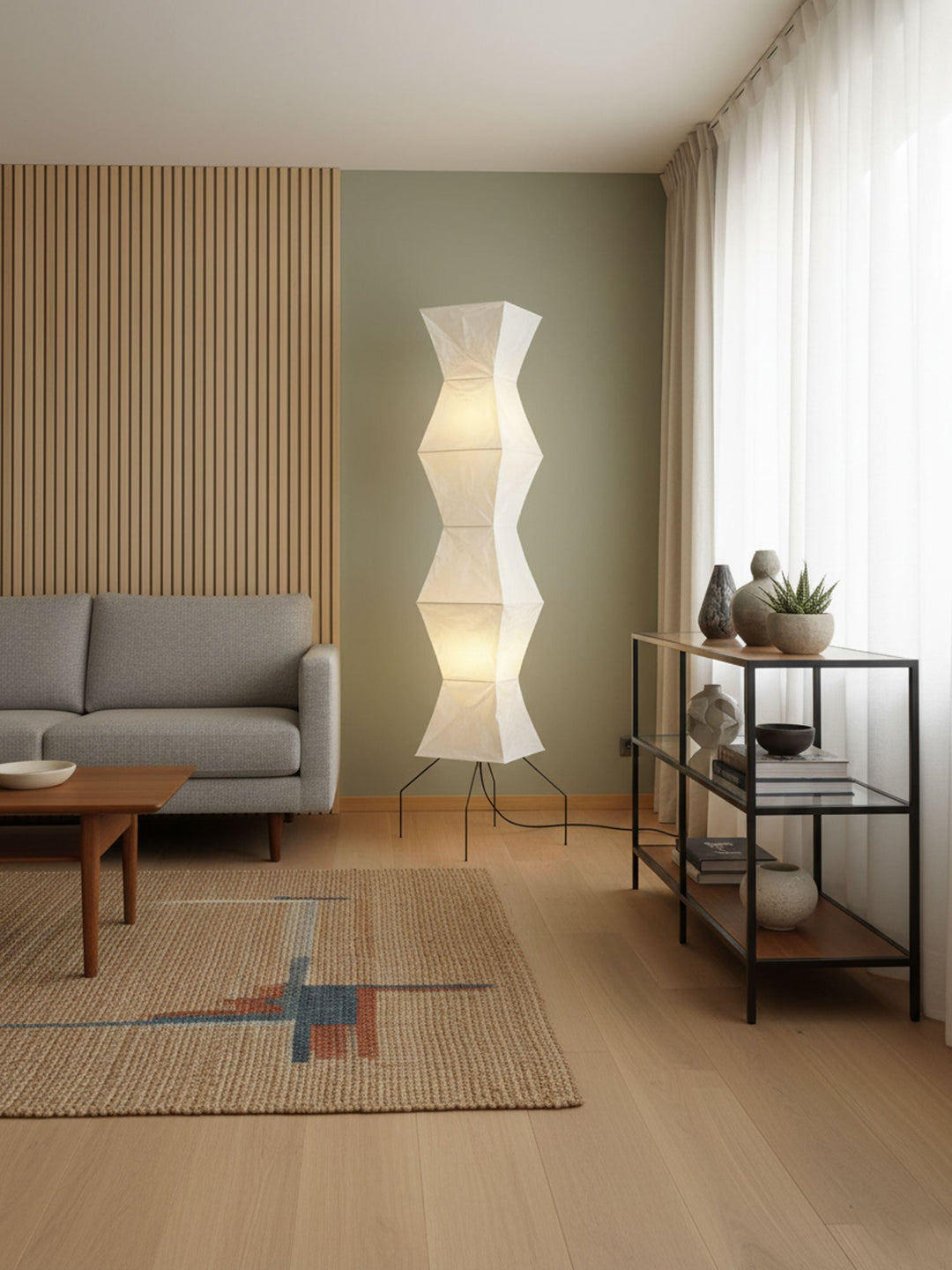 Rispapper Golvlampa