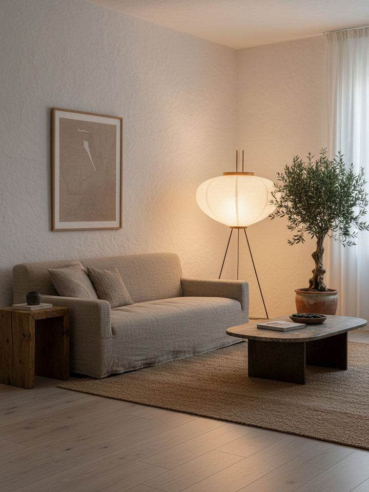 Rispapper Golvlampa
