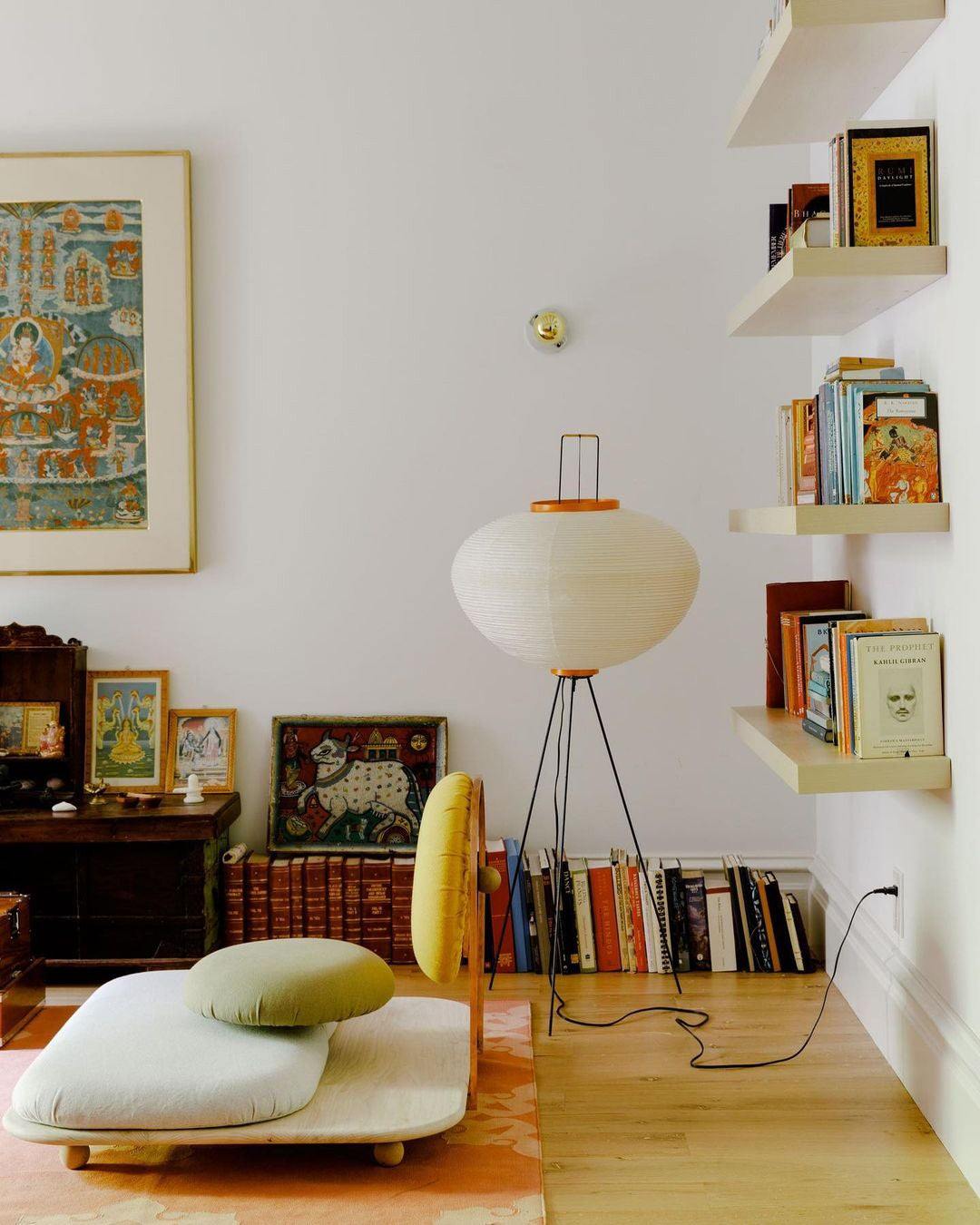 Rispapper Golvlampa