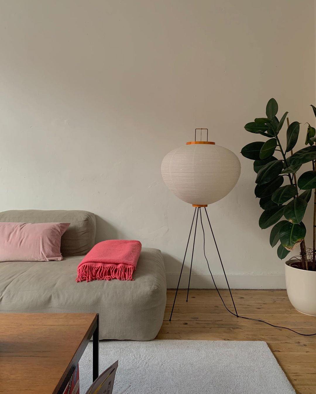 Rispapper Golvlampa