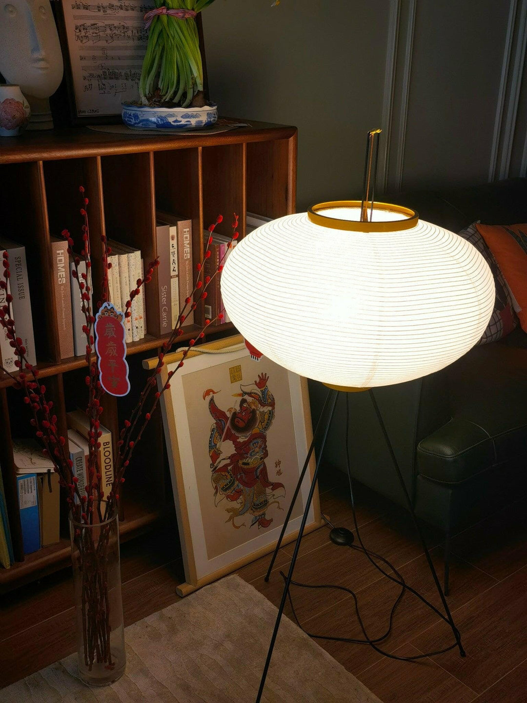 Rispapper Golvlampa