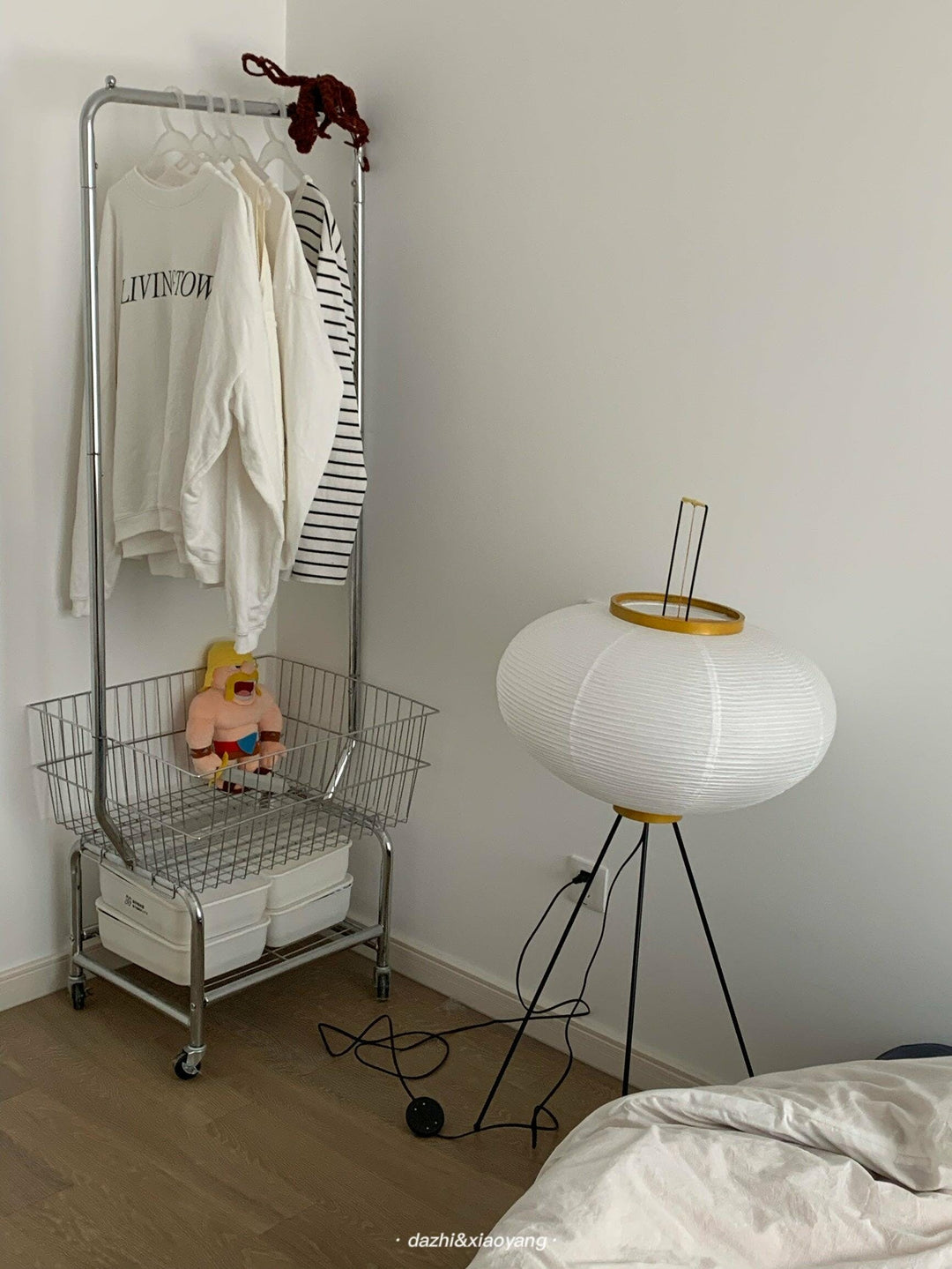 Rispapper Golvlampa