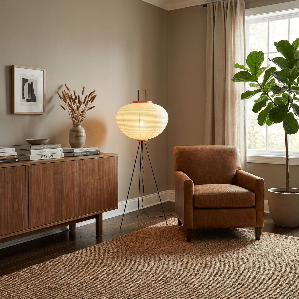 Rispapper Golvlampa