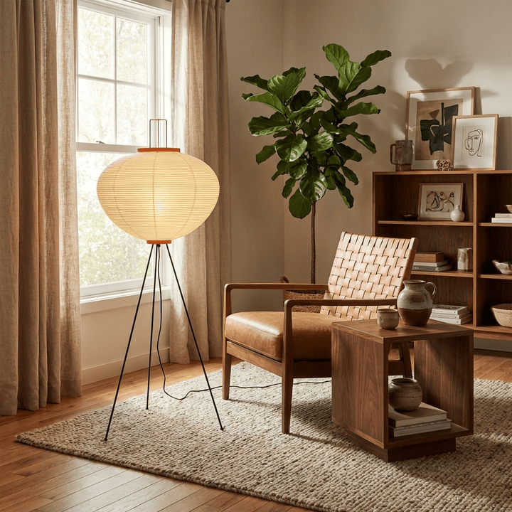 Rispapper Golvlampa