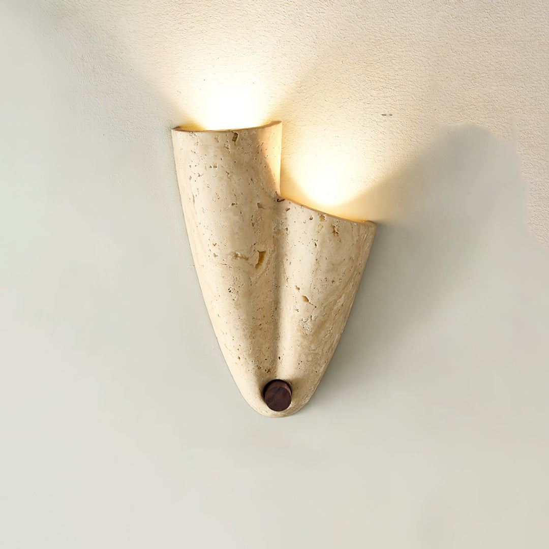 Velo Draped Stone Sconce