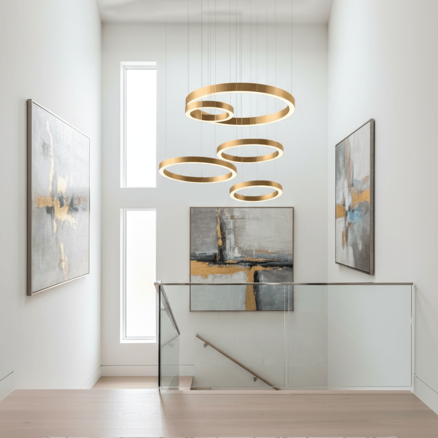 Ring LED Pendellampa