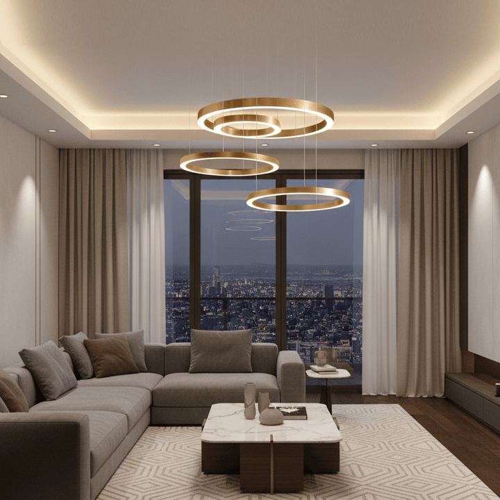Ring LED Pendellampa