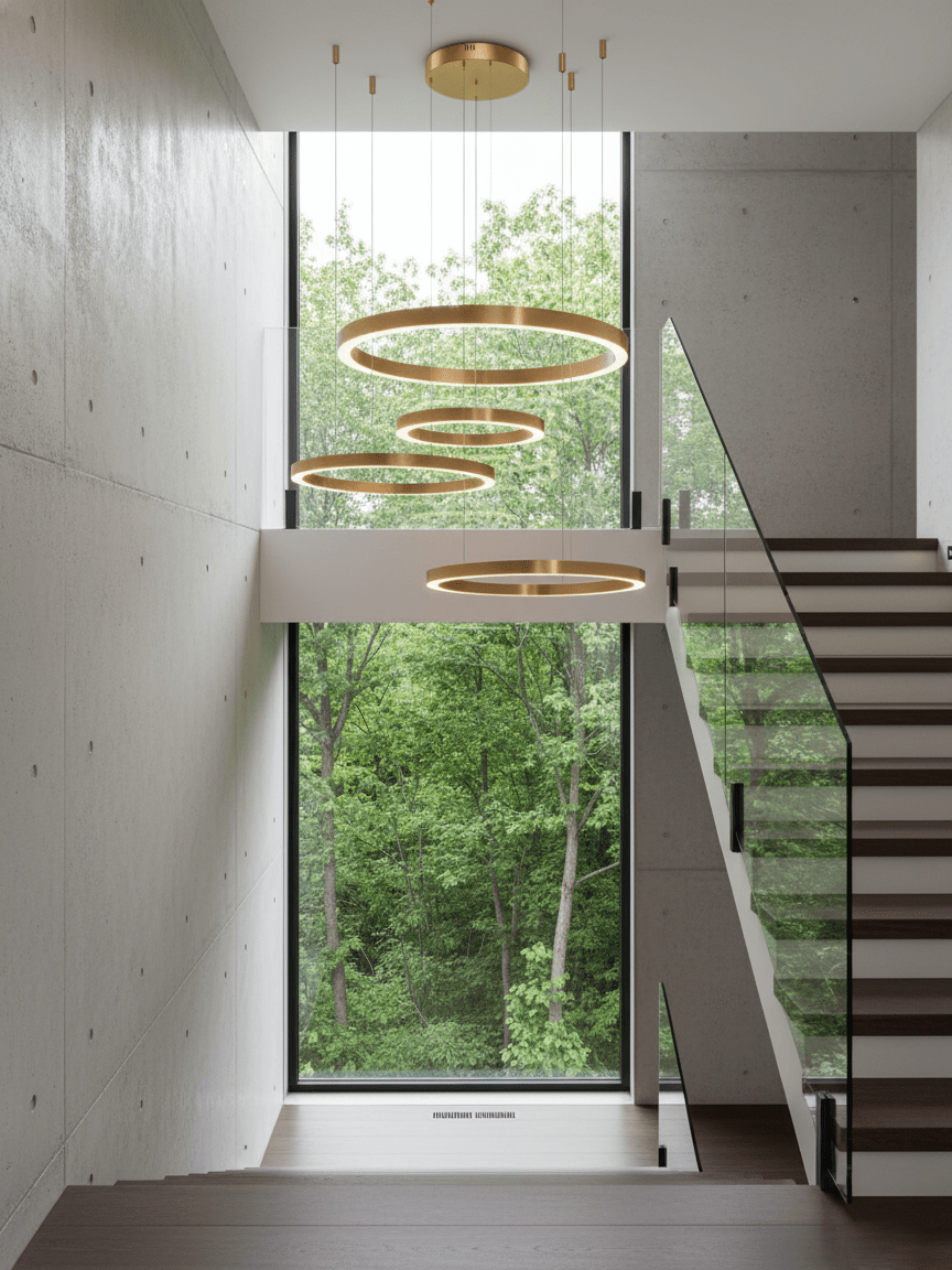 Ring LED Pendellampa