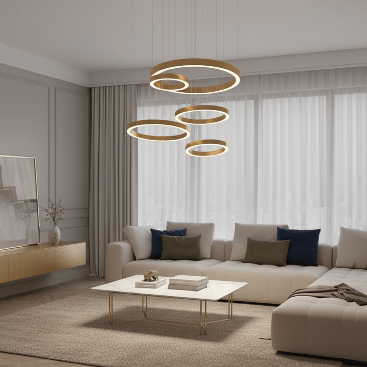Ring LED Pendellampa